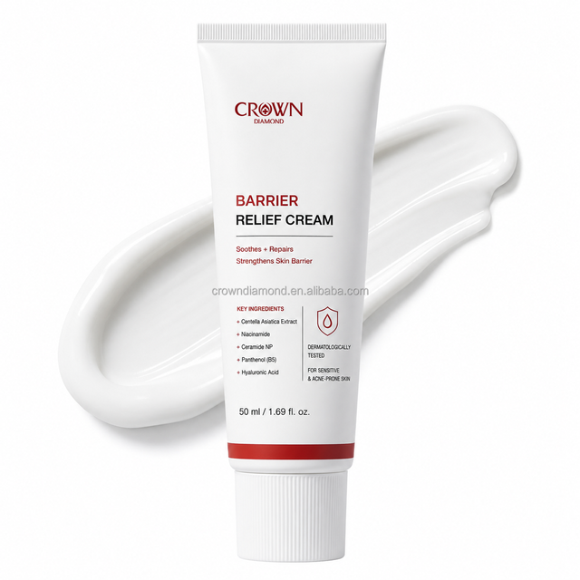 Ceramide Barrier Repair Moisturizing Cream Centella Facial Treatment Panthenol Calming Lotion Dry Irritated Sensitive Skin Care
