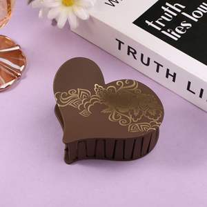 กิ๊บติดผมอะคริลิคทรงเรขาคณิตสีพื้นน่ารักแบบใหม่สำหรับผู้หญิงและเด็กผู้หญิง อุปกรณ์ตกแต่งผม - Product Image 3