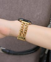 Correa de Acero Inoxidable 304 para Apple Watch para Mujer S11-S1 38 40 41 42 44 4546, Pulseras Elegantes para Apple Watch para Mujer