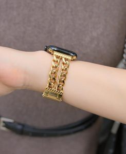 Correa de Acero Inoxidable 304 para <span class=keywords><strong>Apple</strong></span> <span class=keywords><strong>Watch</strong></span> para Mujer S11-S1 38 40 41 42 44 4546, Pulseras Elegantes para <span class=keywords><strong>Apple</strong></span> <span class=keywords><strong>Watch</strong></span> para Mujer - Product Image 2