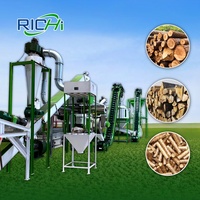 Línea Completa de Producción de Pellets de Madera de Acacia de 10 Toneladas por Hora en Venta