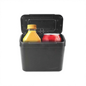 Auto Storage Pocket Washable PP Material Car Van Dust Trash Rubbish Garbage Bin with Lid Car Organizers - Product Image 6