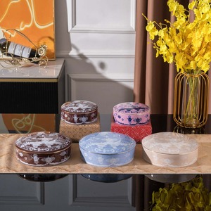 Luxury Ceramic Jewelry <b>Storage</b> <b>Box</b> With Elegant Floral Premium Porcelain Keepsake <b>Box</b> <b>For</b> Home <b>Decor</b> And Gift Giving - Product Image 1