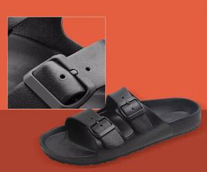 <span class=keywords><strong>Chaussons</strong></span> unisexes en EVA à double boucle, légers, antidérapants, à design ouvert pour un usage quotidien à la maison - <span class=keywords><strong>Chaussons</strong></span> pour hommes et femmes - Product Image 4