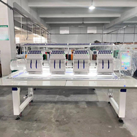 Yeshi Multifonctionnel Haute Qualité Automatique 4 Têtes Multi Aiguilles Machine À Broder Informatisée pour Plat/Casquette/T-shirt