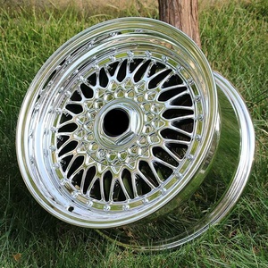 Venta al por mayor de llantas de aleación de diseño cromado de malla profunda personalizadas, llantas de 15, 16, 18 y 19 pulgadas, llanta de coche JDM <span class=keywords><strong>RS</strong></span> - Product Image 5