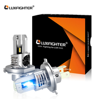 Ampoules de phare LED H4 directes d'usine 60W 5600LM IP65 étanches OEM ODM Logo personnalisé Fabricant d'ampoules de phare de voiture LUXFIGHTER