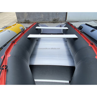Bateau pneumatique de pêche robuste, prix d'usine, 400 cm, PVC 1,2 mm, plancher en aluminium, 13,8 pieds, 4 m