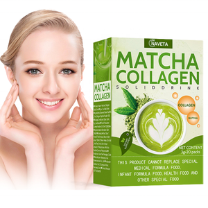 Super Solid Instant Organic Matcha <b>Collagen</b> <b>Powder</b> Drink Food Grade Skin Care & Vitamine C - Product Image 1