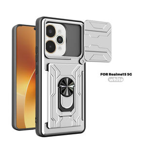 Funda Protectora para Teléfono con Ventana Deslizante para Tarjetas y Protección <span class=keywords><strong>de</strong></span> Lente para Realme 16 Pro 16 Pro+, Funda Resistente a Golpes - Product Image 2