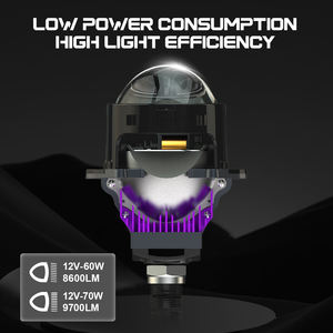 Lente de proyector <span class=keywords><strong>Bi</strong></span> Led de luces blancas de 3,0 pulgadas y 6000K, sistema de iluminación automático, accesorios para coche, lentes de proyector <span class=keywords><strong>Bi</strong></span> Led de alta potencia VAHID - Product Image 4