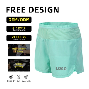 Pantalones cortos deportivos OME con logo personalizado para hombre, ligeros, transpirables, para correr, maratón y entrenamiento. - Product Image 6