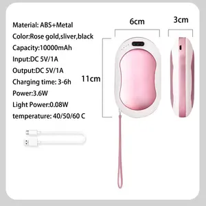 <span class=keywords><strong>Caricatore</strong></span> <span class=keywords><strong>portatile</strong></span> dello scaldamani 10000mah della banca di potere del nuovo prodotto di tendenza fatto dal produttore di Shenzhen LCDZ - Product Image 3