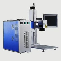 Máquina de Marcado Láser de Fibra YHS con Rotador para Marcar Anillos y Regalos Promocionales