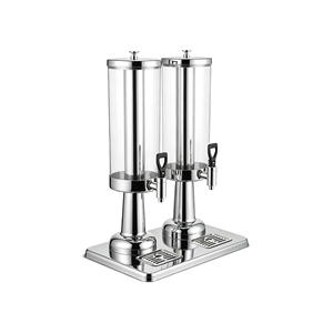 Dispensador <span class=keywords><strong>de</strong></span> Bebidas Doble Tanque Transparente para Buffet, Máquina <span class=keywords><strong>de</strong></span> Té y Jugos para Hotel, Dispensador <span class=keywords><strong>de</strong></span> <span class=keywords><strong>Cerveza</strong></span> y Bebidas Calientes para Fiestas y Restaurantes - Product Image 3