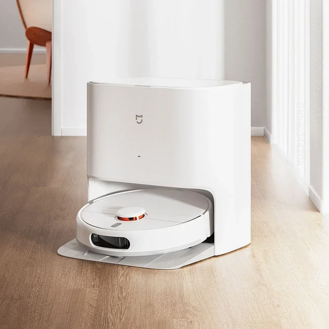 Smart Home Sweeping High Speed Rotary Scrubbing 5000PA Cyclone Suction LDS Laser 2024 Mijia Self Cleaning Robot Mop 2