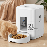 Distributeur automatique intelligent Wi-Fi pour chats et chiens, avec bol amovible 2L (8,5 tasses) et programmation de l'alimentation