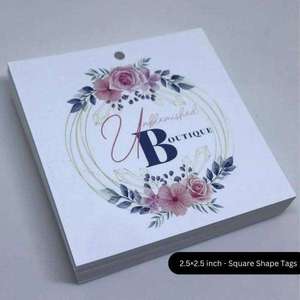 Étiquettes de mode en papier avec ficelle et impression recto-verso pour vêtements, kit d'étiquetage professionnel pour marques artisanales - Product Image 2