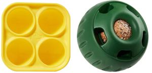 Interaktif doğal kauçuk gıda tedavi topu köpek çiğnemek oyuncak dayanıklı silikon kemik şekilli peluş ahşap Pet eğlence gıcırtılı - Product Image 5