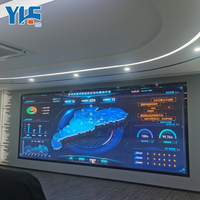 Shenzhen HD mur publicitaire en verre P2.9 ultra mince rideau LED transparent écran de location vitrine salon de l'auto