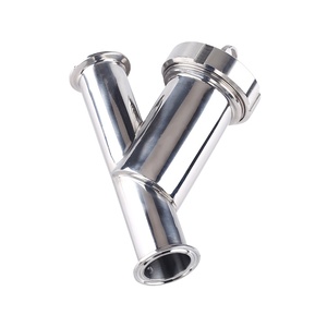 Thép không gỉ 316 25mm rèn và đúc đầu vệ sinh <span class=keywords><strong>y</strong></span> loại lọc lọc để kết nối đường ống nước - Product Image 3