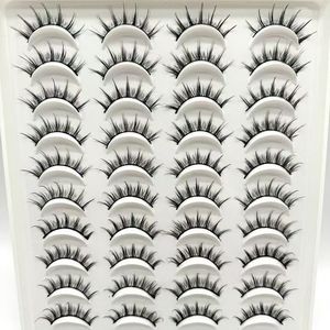 Lot de 20 paires de faux <span class=keywords><strong>cils</strong></span> épais, styles variés, grande capacité, pour maquillage de scène et quotidien – Nouveauté en gros - Product Image 3