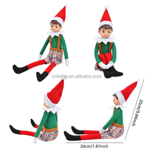 Christmas Long-legged <b>Elf</b> Doll, Plush Cute Cartoon Christmas Decoration <b>Toy</b> for Children Wholesale Supplies - Product Image 6