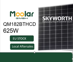 แผงโซลาร์เซลล์แบบพับได้ SKYWORTH QM210 THCD-620-66 กระจก 620 วัตต์ ประสิทธิภาพ 23% คุณภาพดี ราคาคุ้มค่า รุ่น N-Type Bifacial - Product Image 2