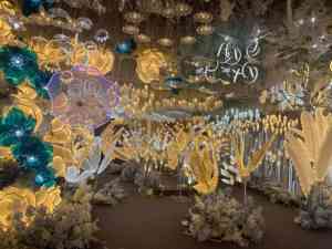 زينة الزفاف الدعائم ضوء روز ارتفاع ضوء الزفاف محور كبير روز مصباح - Product Image 6