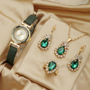 Sloggi, conjunto de reloj de cuarzo para mujer, Popular, Color caramelo, esfera cuadrada moderna, Simple, pequeño, a la moda, joyería para estudiantes, Cinturón fino - Product Image 2