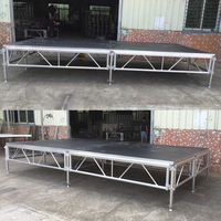 Sistema de armadura de techo de aluminio curvo de arco de paso prefabricado SIL con escenario para eventos de conciertos al aire libre