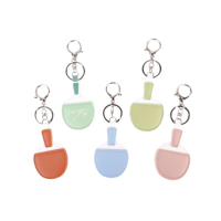 Breloque de sac de raquette de ping-pong, personnalisable OEM & ODM, pendentif de tennis de table en PU multicolore pour sac à main, sac à dos, bagage, porte-clés