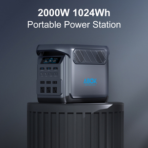 Station d'alimentation portable LiFePO4 1800W 1024Wh OEM ODM d'usine d'origine, batterie externe, charge solaire AC pour la maison et le camping - Product Image 3
