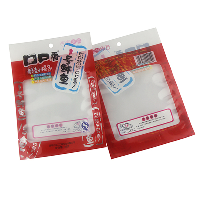 Gravuring Printing Customized Dried Frozen Seafood Packaging Bags Smoked Frozen Fish Packaging bag