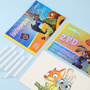 Cuaderno de Direcciones A4 Reforzado para Niños Unimass MK1005/1006, Cuaderno de Arte y Graffiti para Estudiantes de Primaria, Pintura Gouache, Cubierta <span class=keywords><strong>Azul</strong></span> de PP - Product Image 4