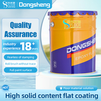 Peinture époxy bicomposante haute teneur en solides Dongsheng, écologique, application par pulvérisation ou rouleau, état liquide, pour tous types de sols, usage industriel