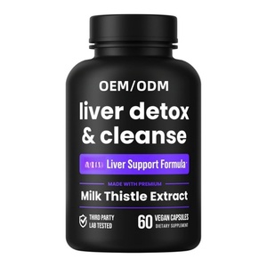 OEM ODM tablet perlindungan hati suplemen pendukung hati membersihkan dan kapsul ekstrak thistle susu detoks - Product Image 1