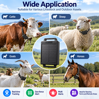 Collier GPS intelligent pour les bovins et les moutons avec suivi en temps réel, charge magnétique, énergie solaire pour la gestion du bétail