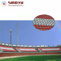 Banco de Grada para Estadio de HDPE y Aluminio, Respaldo Alto, Resistente a los Rayos UV, Duradero, Impermeable, Color Personalizado, 10 Años de Vida Útil, Pedidos al por Mayor