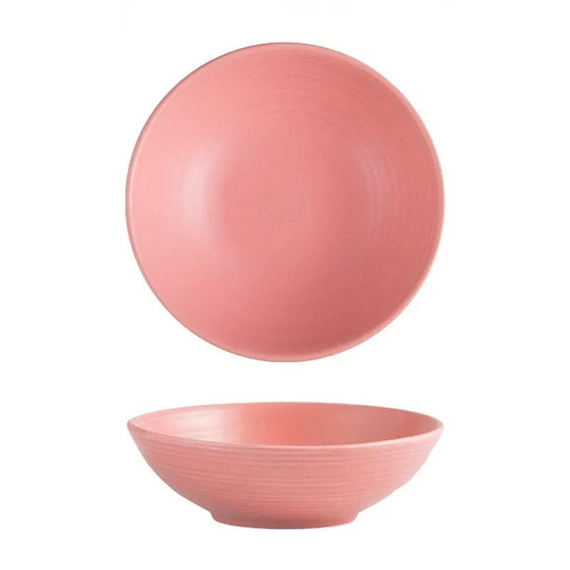 Đồ Đá Sứ Tay Sơn Màu Men Tùy Chỉnh Gốm Salad Bowl Sứ Bát Gốm Bát Của Các Kích Cỡ Khác Nhau