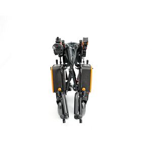 Uzaktan kumanda Lightweihgt katlanabilir tıbbi hastane karbon çelik yürüteç elektrikli tekerlekli sandalye ile yemek masası - Product Image 2