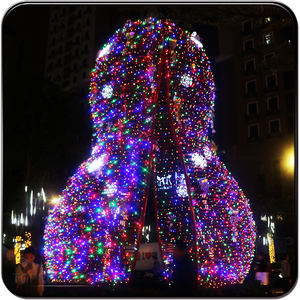 Toprex dekorasi besar lampu Motif air mancur Led Lengkungan Natal Guirlande Lumineuse Exterieur baru dekorasi liburan Tahun Baru - Product Image 4