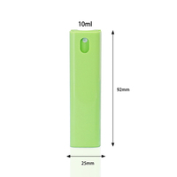 Flacon en plastique élégant de 10 ml, rechargeable, vide, anti-fuite, avec pulvérisateur pour usage cosmétique
