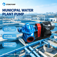 Pompe centrifuge à corps fendu à double aspiration monophasée OEM/ODM à haute efficacité pour l'alimentation en eau centralisée