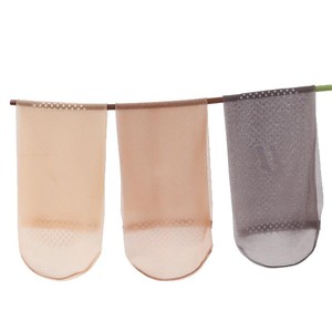 ถุงน่องคริสตัลซิลค์ 0D บางเฉียบ ยาวระดับน่อง ป้องกันการลื่น นวดฝ่าเท้า ระบายอากาศได้ดี สีพื้น ถุงเท้าผู้หญิง - Product Image 5