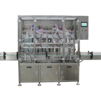 Machine de remplissage entièrement automatique à 4/8 buses pour savon liquide, détergent, désinfectant pour les mains, boissons et produits chimiques de 200 ml