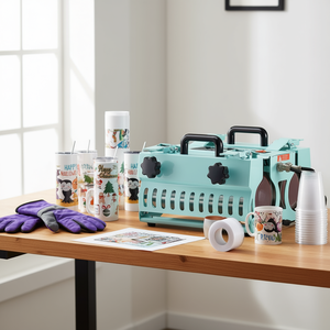 Máquina de Prensa de Calor para Tazas de 2 Estaciones, 11-30 oz, Sublimación de Tazas, Uso Manual en el Hogar - Product Image 2