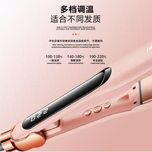 Plancha y Rizador de Pelo Multifunción Kemei con Pantalla LCD, Función Iónica, Color Rosa, Cable de 1.8m - Product Image 4