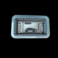 Blister desechable de PP, bandeja para carne fresca, Carne congelada sellable, envasado en atmósfera modificada termoformado, platos de plástico para frutas, cuencos