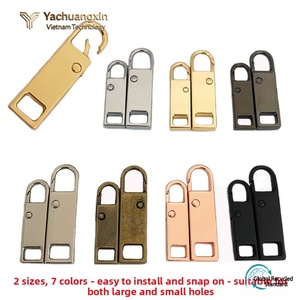 Metal <b>Zipper</b> Pull Hook <b>Replacement</b> for Bags Jackets Backpacks Wallets Outerwear Spring Buckle Classic Style Convenient Accessory - Product Image 2